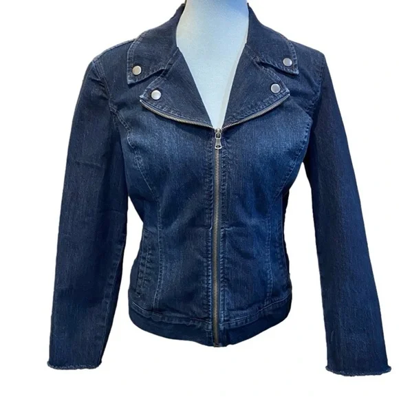 Style & Co Jean Jacket - Picture 2 of 10